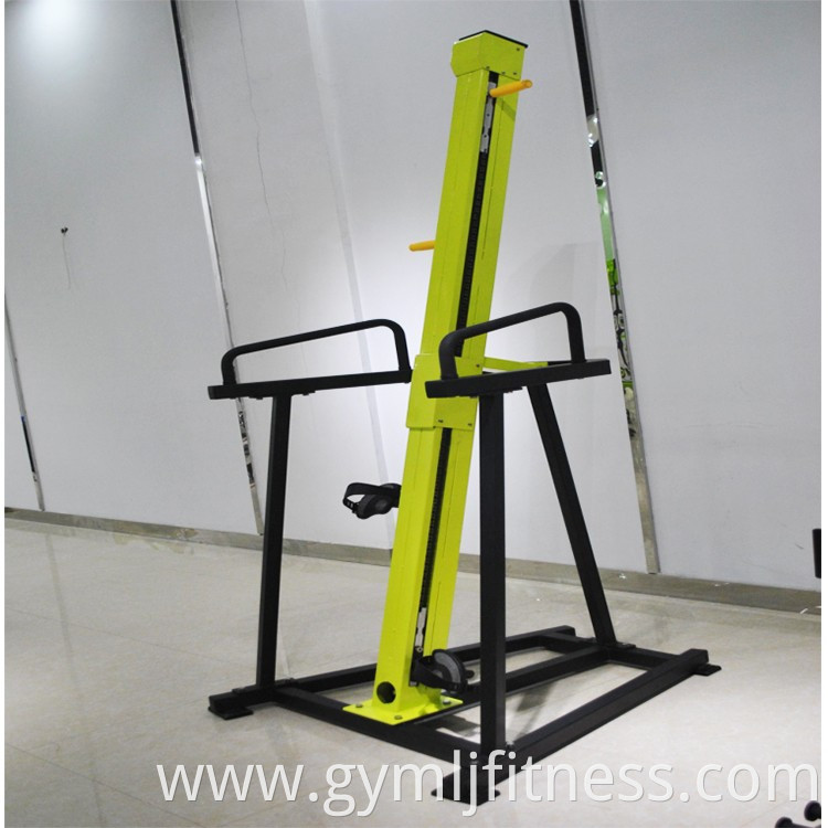 Vertical climber machine